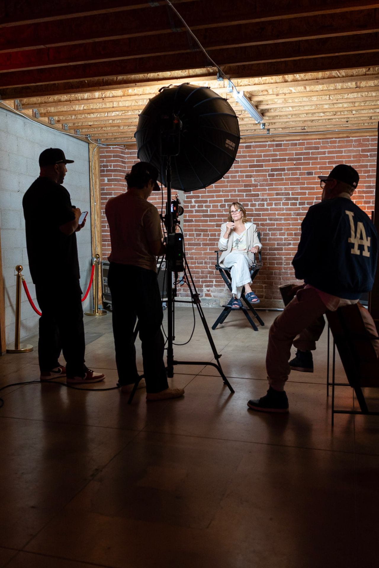Behind the scenes with the CHANGED lighting and camera crew