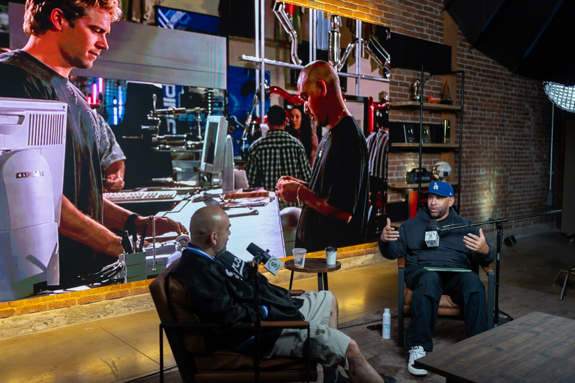 Behind the scenes in the CHANGED studio