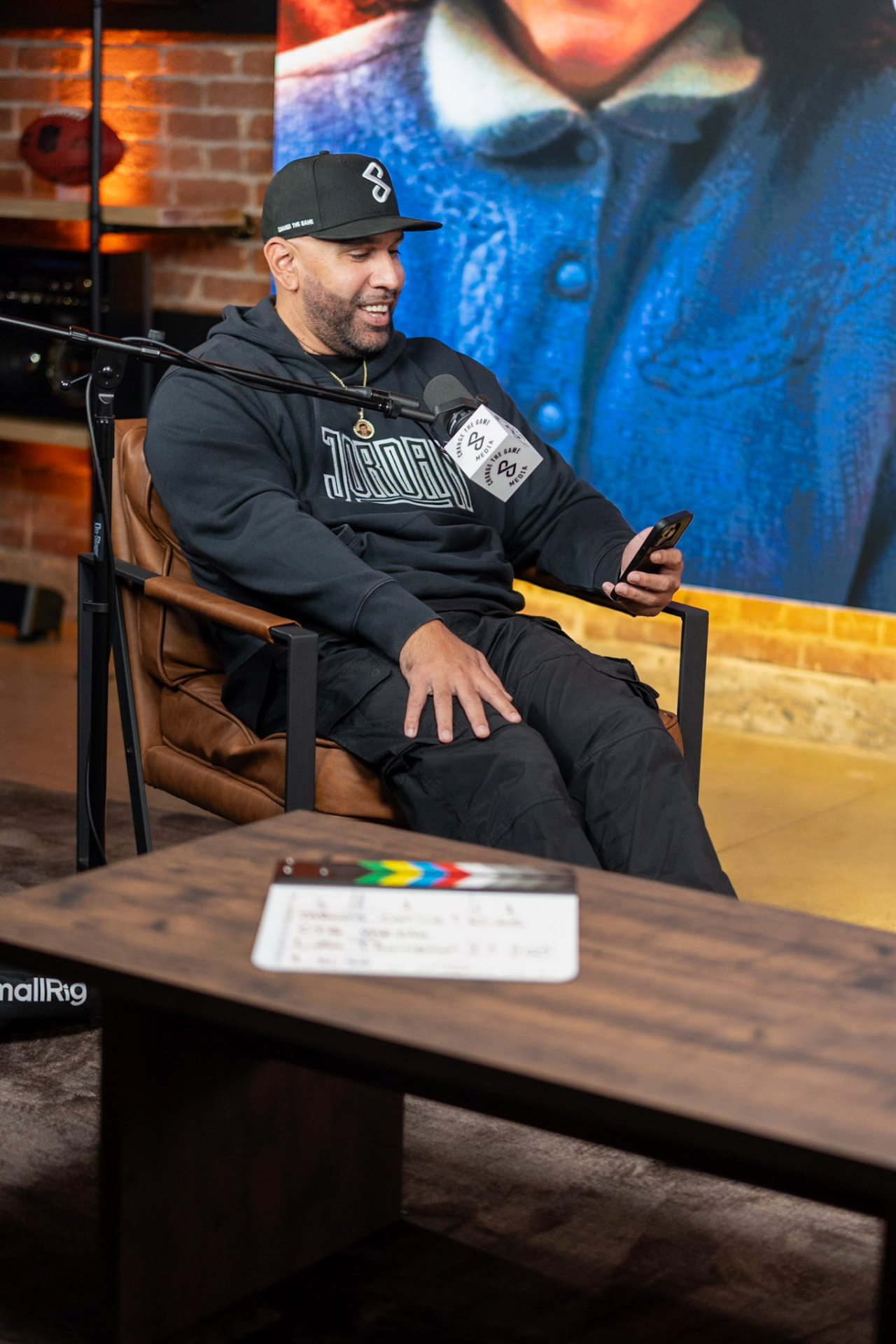 Brian seated in the CHANGED interview studio